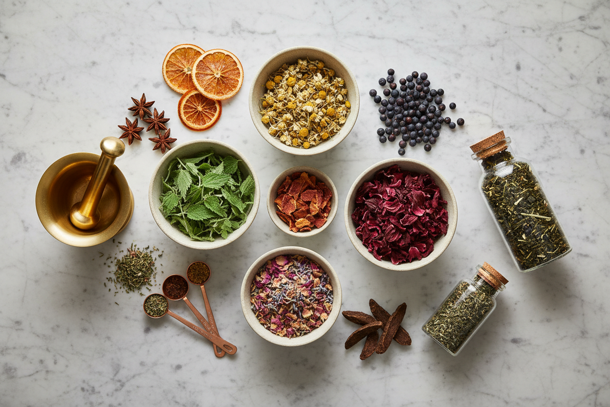The Art of Crafting Botanical Synergy: How Herbal Blends Are Formulated