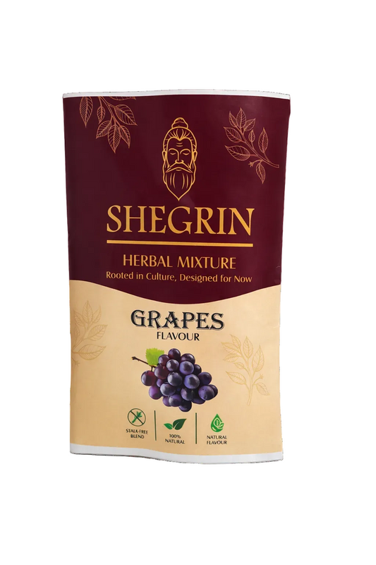 Shegrin Mix Grapes - Stalk-free & Natural Blend - 35g Quality Herbal Mix