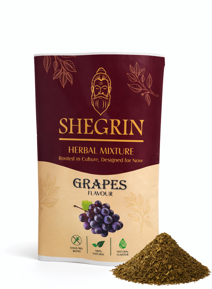 Shegrin Mix Grapes - Stalk-free & Natural Blend - 35g Quality Herbal Mix