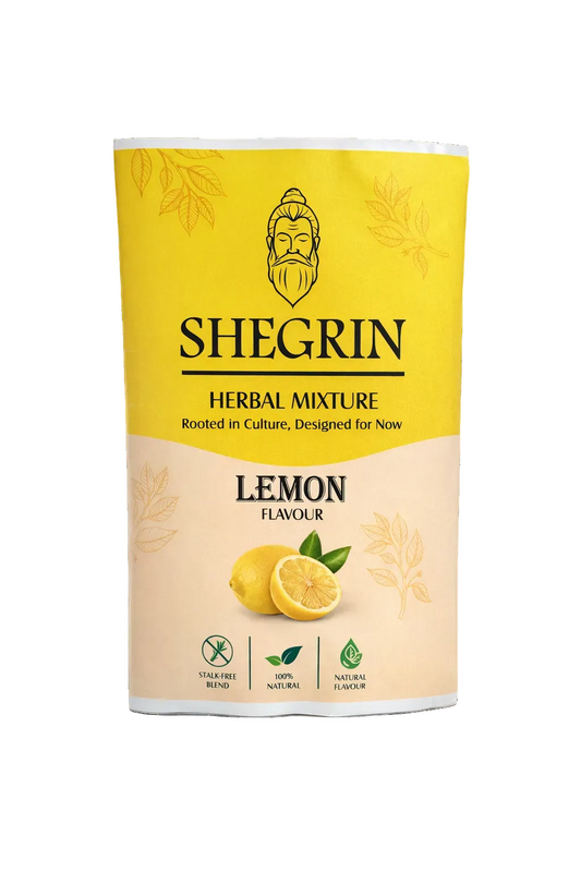 Shegrin Mix Lemon - Stalk-free & Natural Blend - 35g Quality Herbal Mix