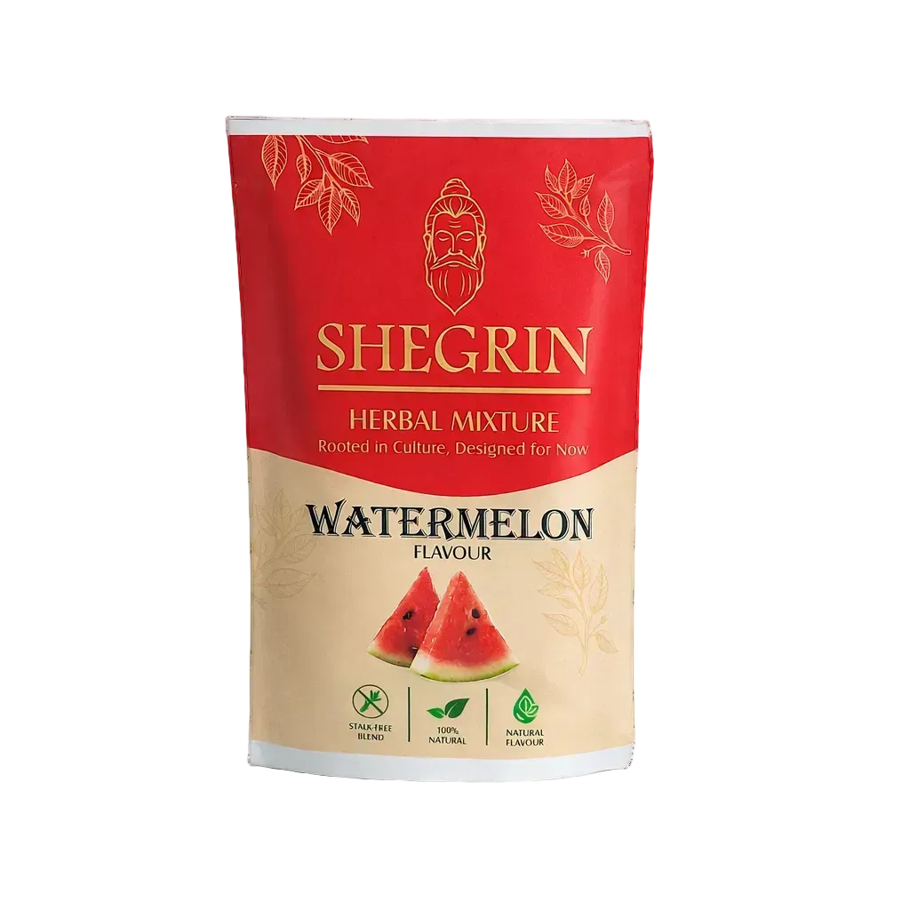 Shegrin Mix Watermelon - Stalk-free & Natural Blend - 35g Quality Herbal Mix