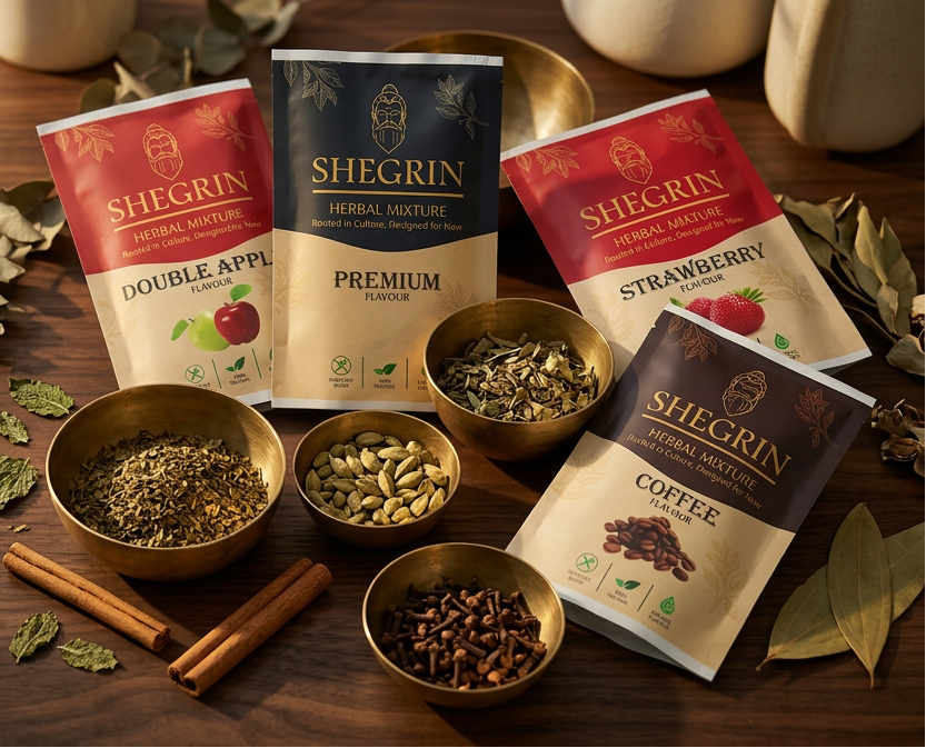 Herbal mixtures and botanical ingredients from SHEGRIN