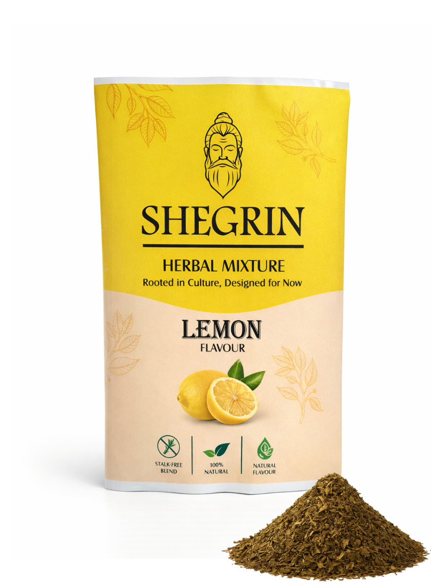 Shegrin Mix Lemon - Stalk-free & Natural Blend - 35g Quality Herbal Mix