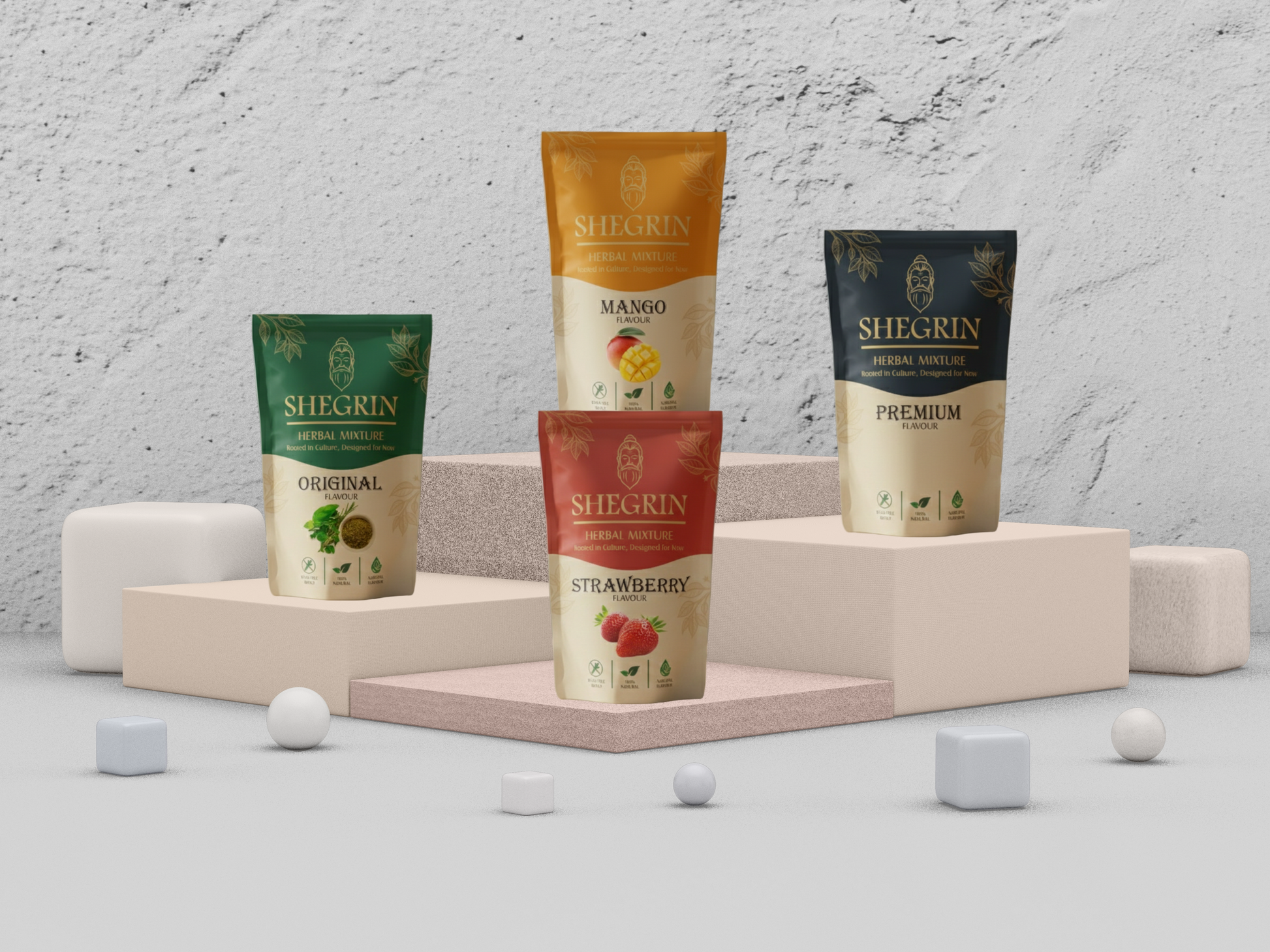 Shegrin Mix Lemon - Stalk-free & Natural Blend - 35g Quality Herbal Mix